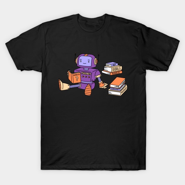 Puzzbot #3 T-Shirt by Hey Riddle Riddle